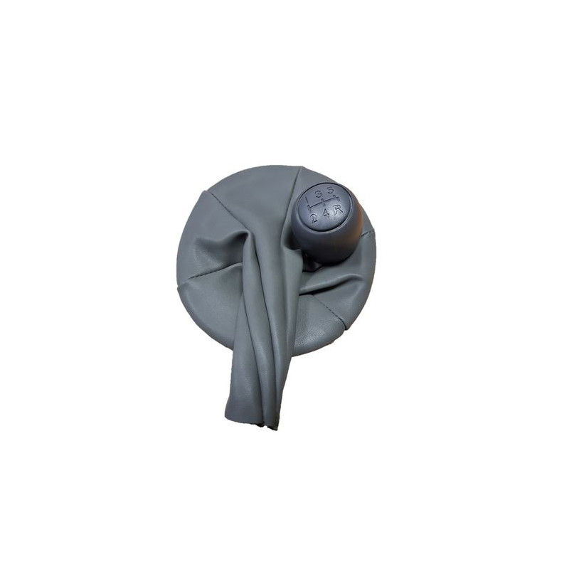 POMELLO E CUFFIA CAMBIO GRIGIO 5 FIAT PANDA (169) 2003 2014 OEM 735446224