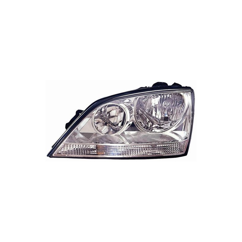 FARO FANALE PROIETTORE SX H7,H1 CROMATA KIA SORENTO (JC) 2002 2009 OEM 921013E010