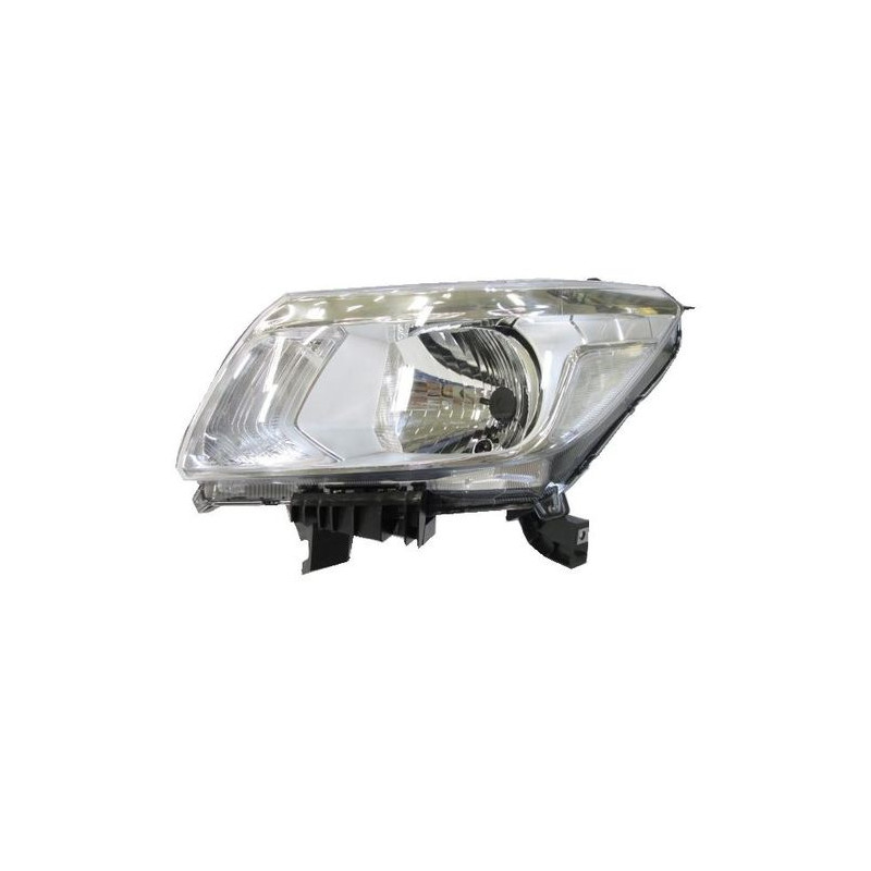 FARO FANALE PROIETTORE DX H4 CROMATA ELETTRICA NISSAN P/U NAVARA NP300 2WD-4WD (D23) 2015 2025 OEM 260104KJ2A
