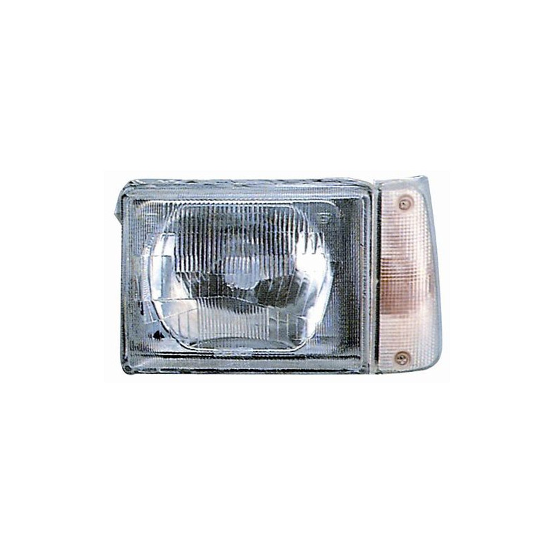 FARO FANALE PROIETTORE SX R2 *NO DEPO* REGOL. MANUALE BIANCA FIAT PANDA (141) 1986 2003 OEM 7570891