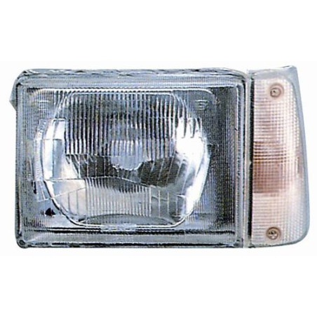 FARO FANALE PROIETTORE SX R2 *NO DEPO* REGOL. MANUALE BIANCA FIAT PANDA (141) 1986 2003 OEM 7570891