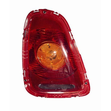 FANALE POST SX ARANCIO/ROSSO CON MINI CABRIO (R57) 2008 2010 OEM 63212757011