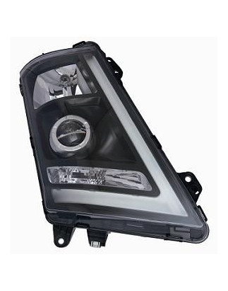 FARO FANALE PROIETTORE SX XENON LED MANUALE NERA A LED VOLVO TRUCK FH16 2013  OEM 21221142