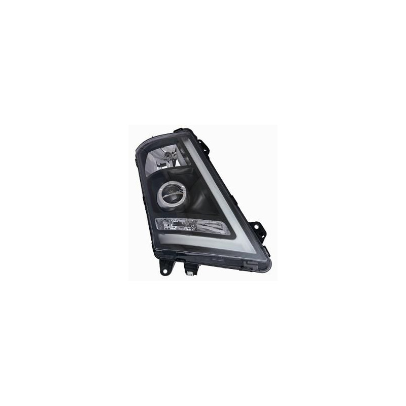 FARO FANALE PROIETTORE SX XENON LED MANUALE NERA A LED VOLVO TRUCK FH16 2013  OEM 21221142