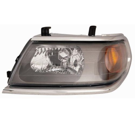 FARO FANALE PROIETTORE DX H4 GRIGIA SCURA CROMATA MITSUBISHI PAJERO SPORT (LK7/K9) 2000 2006 OEM MR566772