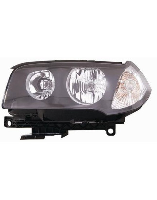 FARO FANALE PROIETTORE SX H7,H7 NERA BIANCO BMW X3 (E83) 2004 2007 OEM 63123418411