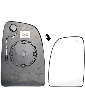 VETRO CON PIASTRA DX VM FIAT DUCATO III (250) 2006 2014 OEM 60006323568