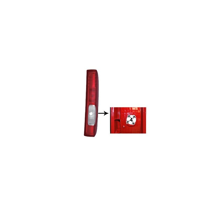 FANALE POST SX SENZA 3 ATTACCO A 4 FORI NISSAN PRIMASTAR (X83) 2006 2016 OEM 8200415250