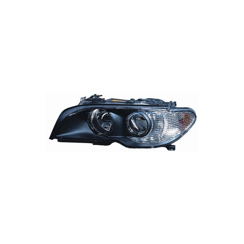 FARO FANALE PROIETTORE SX 2 2H7 NERA BIANCO ELETTRICA BMW SERIES 3 COUPE/CABRIO (E46) 2003 2006 OEM 63126920582