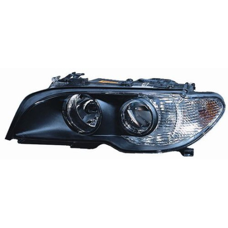 FARO FANALE PROIETTORE SX 2 2H7 NERA BIANCO ELETTRICA BMW SERIES 3 COUPE/CABRIO (E46) 2003 2006 OEM 63126920582
