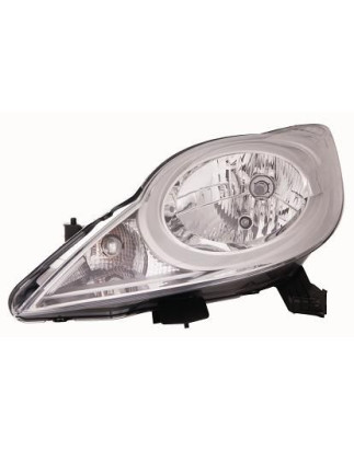 FARO FANALE PROIETTORE SX H4 ELETTRICA PEUGEOT 107 (PM/PN) 2012 2014 OEM 1607978180