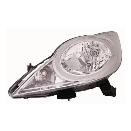 FARO FANALE PROIETTORE SX H4 ELETTRICA PEUGEOT 107 (PM/PN) 2012 2014 OEM 1607978180
