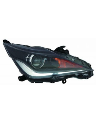 FARO FANALE PROIETTORE SX H1R2 LED NERA LED ELETTRICA TOYOTA AYGO (B4) 2014 2018 OEM 811700H130