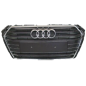 GRIGLIA PARAURTI ANT CENTRALE NERA E CROMATA AUDI A4 (8W2/8WC/8W5/8WD) 2015 2018 OEM 8W0853651AFUH