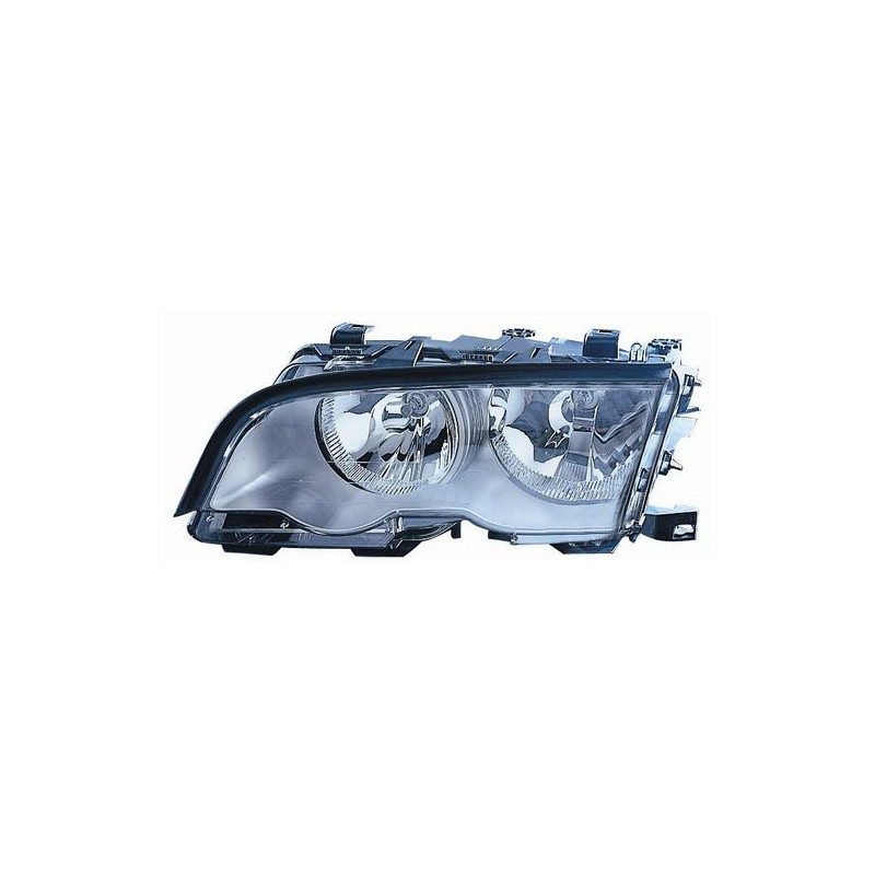 FARO FANALE PROIETTORE DX H7,H7 ARGENTO SILVER ELETTRICA BMW SERIES 3 SDN (E46) 1999 2002 OEM 63128380176