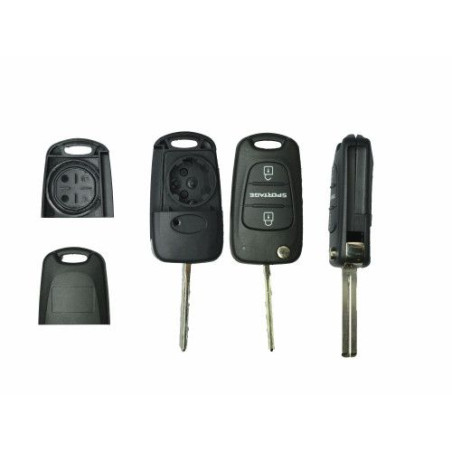 GUSCIO PER CHIAVI NERO 3 SCRITTA SPORTAGE TOY49 KIA PICANTO (SA) 2004 2008
