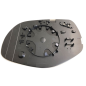 VETRO CON PIASTRA DX PORSCHE CAYENNE (9PA) 2003 2010 OEM 95573103804