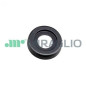 MANIGLIA ALZ ANT/POST DX/SX NERO ( SOLO GHIERA IN PLASTICA ) FIAT PANDA NEW (312/319) 2012  OEM 735547924