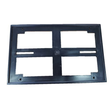 PORTATARGA POST QUADRO PLASTICA (22,5X35X5 , TIPO EUROPEO)