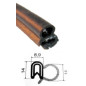 TRAFI VANO PORTA ROTOLO 25 FILO LATERALE FIAT 500 F / L / R 1965 1975