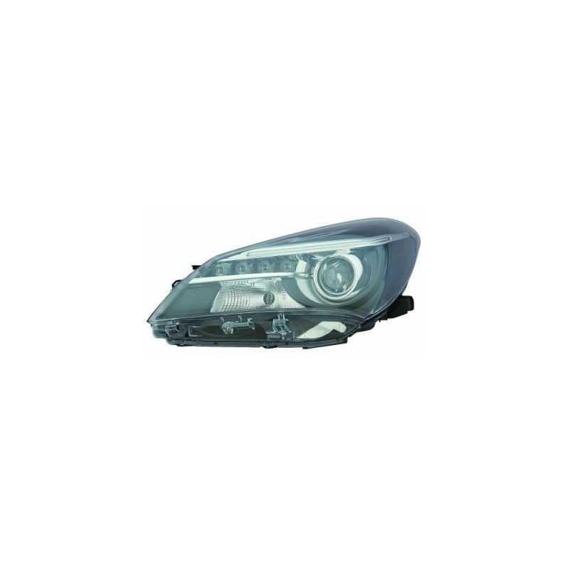 FARO FANALE PROIETTORE DX 5 H1R2 LED NERA LED ELETTRICA TOYOTA YARIS III (P13) 2014 2017 OEM 811300DA50