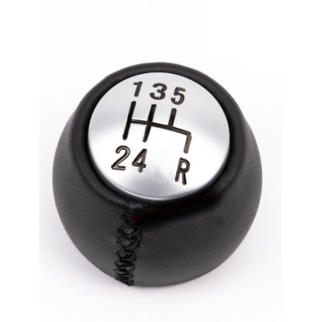POMELLO CAMBIO NERO 5 ARGENTO ALFA ROMEO 147 (937) 2000 2010