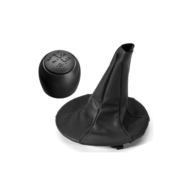 POMELLO E CUFFIA CAMBIO NERO 5 FIAT PANDA (169) 2003 2014