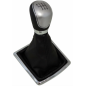POMELLO E CUFFIA CAMBIO NERO/CROMATO 6 CROMATA ARGENTO FORD FOCUS (DB/FCH/DH) 2008 2011