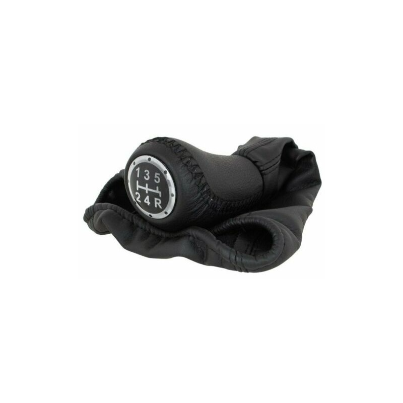 POMELLO E CUFFIA CAMBIO NERO 5 NERA FIAT PUNTO (188) 1999 2003 OEM 55347239