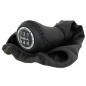 POMELLO E CUFFIA CAMBIO NERO 5 NERA FIAT PUNTO (188) 1999 2003 OEM 55347239