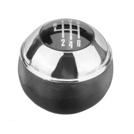 POMELLO CAMBIO NERO/CROMATO 6 NERA LUCIDA MINI COOPER/ONE (R50/F53) 2002 2006
