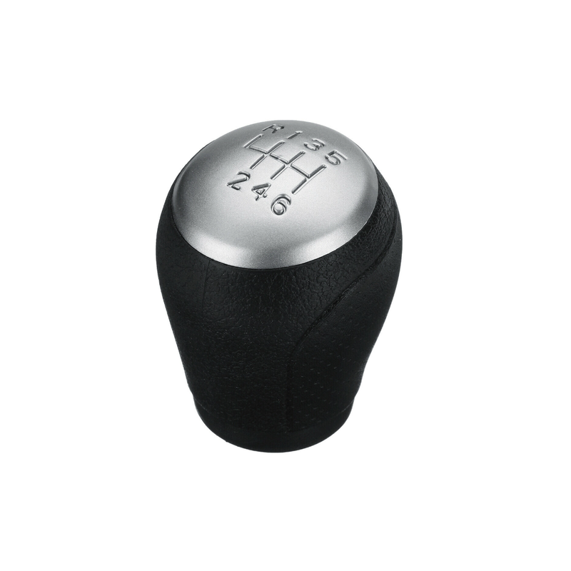 POMELLO CAMBIO NERO 6 ARGENTO SATINATO NISSAN QASHQAI (J10/NJ10) 2007 2010