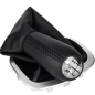 POMELLO E CUFFIA CAMBIO NERO 5 ARGENTO CROMATA RENAULT CLIO III (BR0 1/CR0 1) 2006 2009