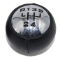 POMELLO CAMBIO NERO 5 CROMATA CITROEN C3 (SC) 2010 2013 OEM 2403AH