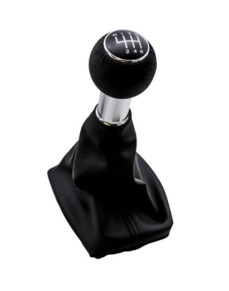 POMELLO E CUFFIA CAMBIO NERO/CROMATO 6 NERA LUCIDA AUDI A4 (8E2/8E5) 2000 2004 OEM 8E0863278DE1KT