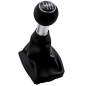 POMELLO E CUFFIA CAMBIO NERO/CROMATO 6 NERA LUCIDA AUDI A4 (8E2/8E5) 2000 2004 OEM 8E0863278DE1KT