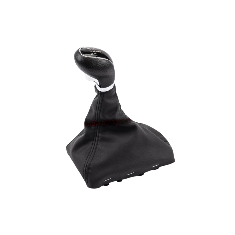 POMELLO E CUFFIA CAMBIO NERO/CROMATO 6 OPEL CORSA D (S07) 2006 2015