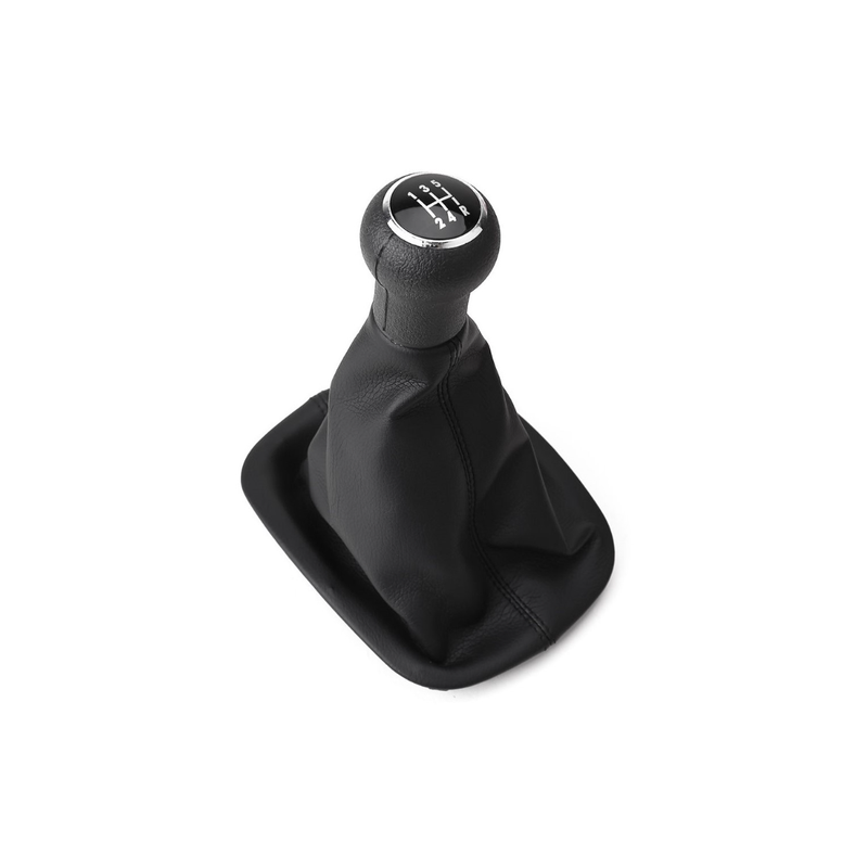 POMELLO E CUFFIA CAMBIO NERO/CROMATO 5 NERA LUCIDA VOLKSWAGEN PASSAT (3B2/3B5) 1997 2000