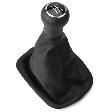 POMELLO E CUFFIA CAMBIO NERO/CROMATO 5 NERA LUCIDA VOLKSWAGEN PASSAT (3B2/3B5) 1997 2000