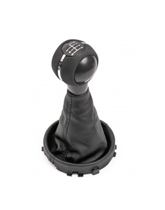 POMELLO E CUFFIA CAMBIO NERO 6 NERA LUCIDA MINI COOPER/ONE (F55/F56) 2014 2021 OEM 23117641999