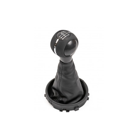 POMELLO E CUFFIA CAMBIO NERO 6 NERA LUCIDA MINI COOPER/ONE (F55/F56) 2014 2021 OEM 23117641999