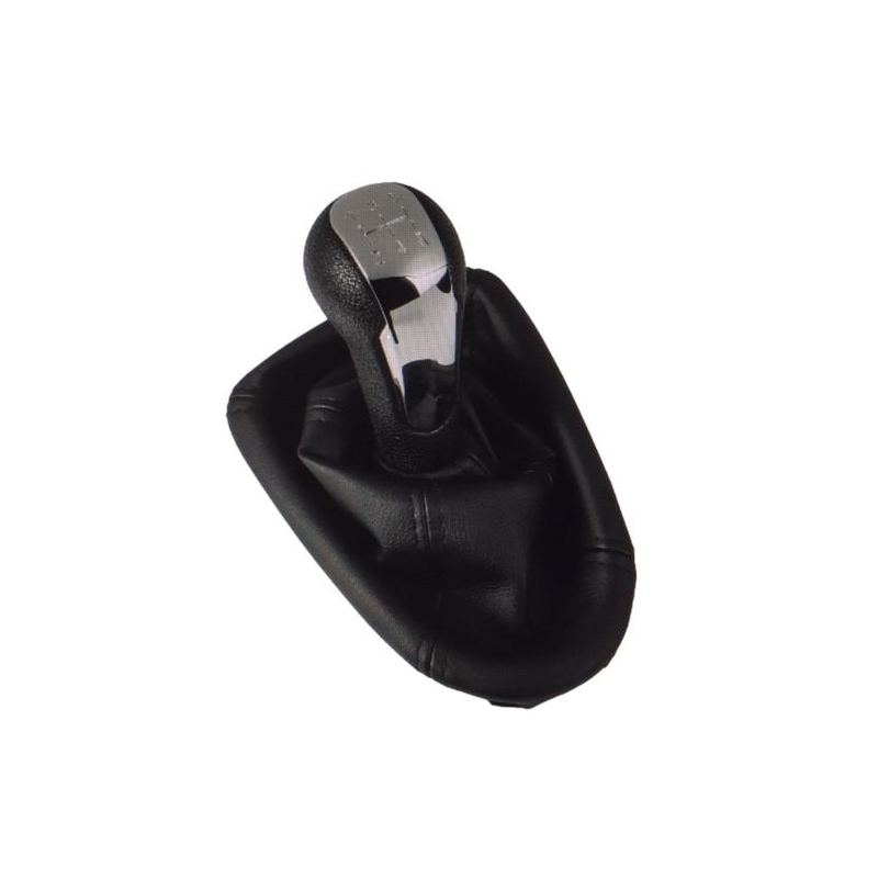 POMELLO E CUFFIA CAMBIO NERO/CROMATO 5 CHEVROLET SPARK 2010 2013