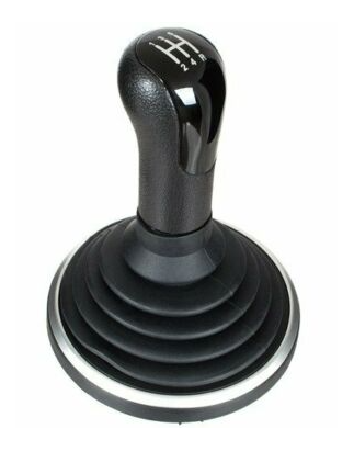 POMELLO E CUFFIA CAMBIO NERO 5 CROMATA FORD FIESTA (JA/JB) 2002 2008