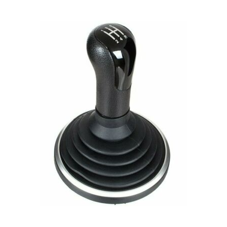 POMELLO E CUFFIA CAMBIO NERO 5 CROMATA FORD FIESTA (JA/JB) 2002 2008