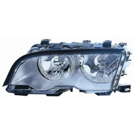 FARO FANALE PROIETTORE SX H7,H7 ARGENTO SILVER ELETTRICA BMW SERIES 3 COUPE/CABRIO (E46) 1999 2003 OEM 63128382185