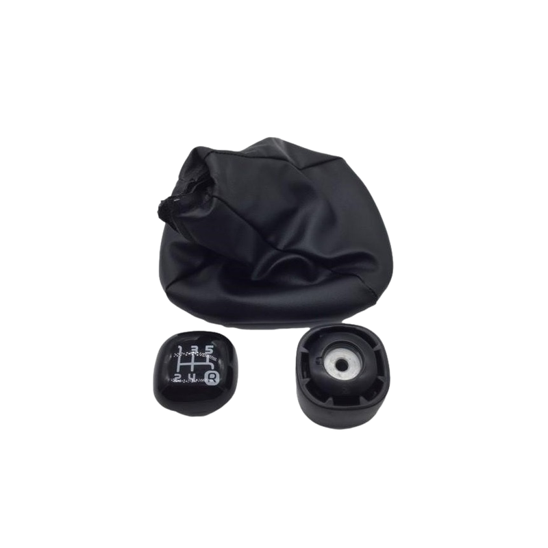 POMELLO E CUFFIA CAMBIO NERO 5 NERA LUCIDA FIAT PANDA NEW (312/319) 2012  OEM 50296331