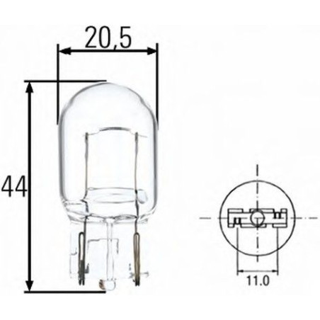 W21W 12V 21W STANDARD