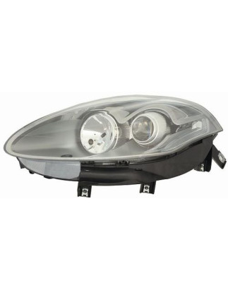 FARO FANALE PROIETTORE DX 2H1 GRIGIO SCURO BIANCO FIAT BRAVO (198) 2007 2014 OEM 51877883