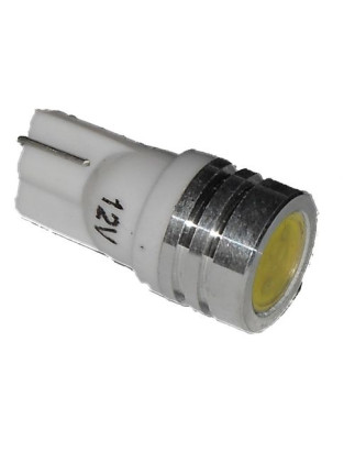 LAMPADA LED ATTACCO T10 W5W TUTTOVETRO CRUSCOTTO/DIREZIONE 1 LED COLORE BIANCO
