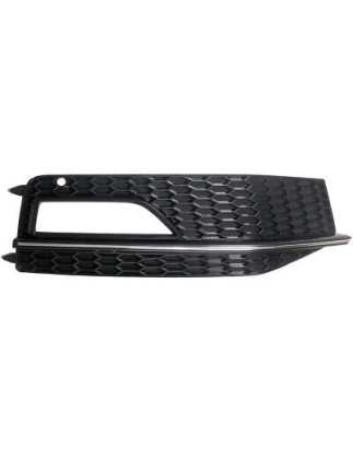 GRIGLIA PARAURTI ANT DX NERA INTERNO CROMATO AUDI A4 (8KH/8K2/8K5) 2011 2015 OEM 8K0807682M01C